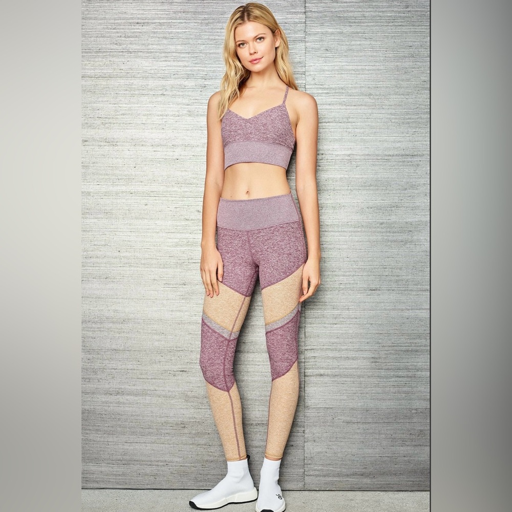 ALO Yoga AloSoft Sheila Legging Dragonfruit Heather/Carmel - Picture 3 of 13